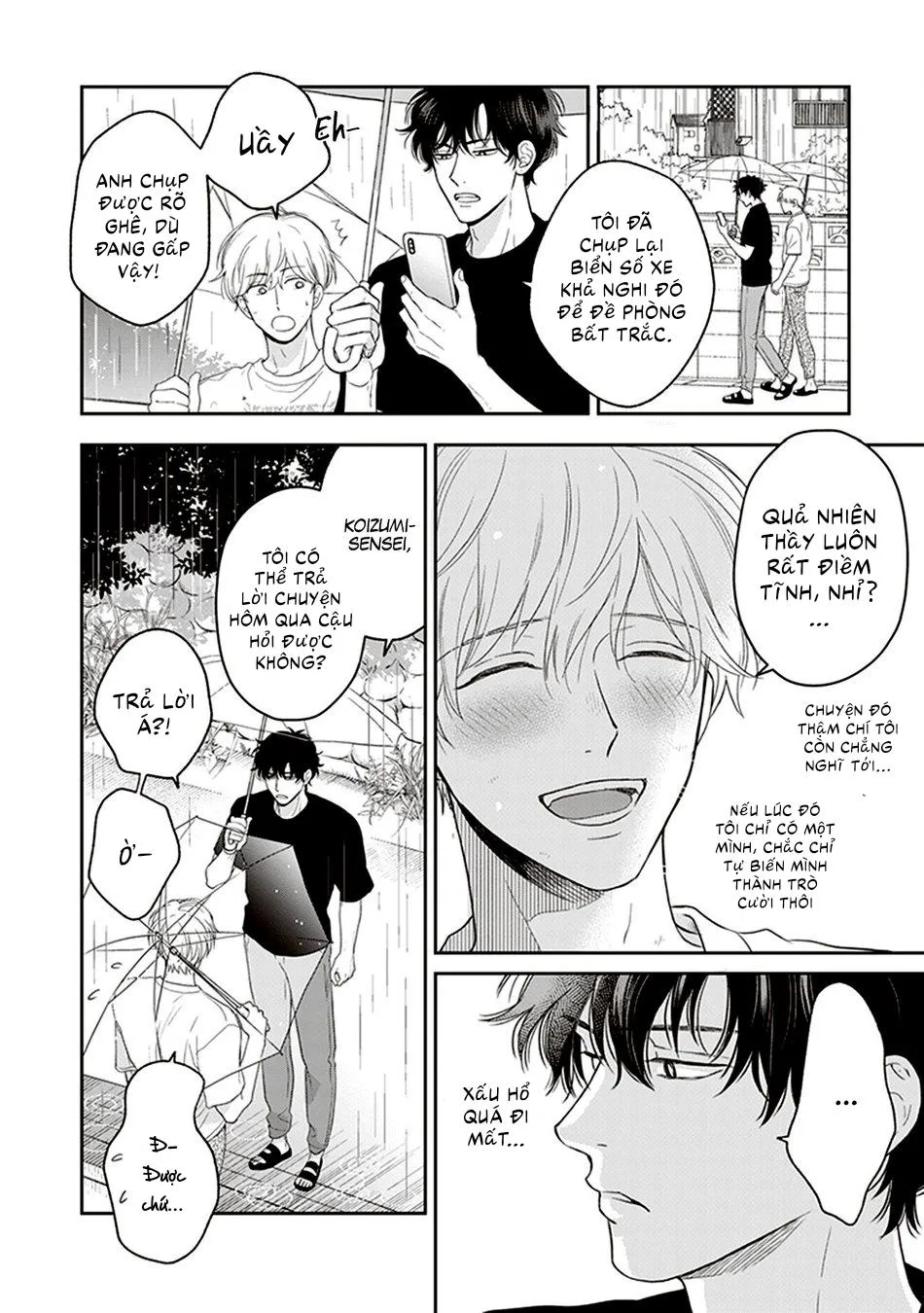 Koizumi-sensei không muốn bị phát hiện Chapter 4 Trang 26