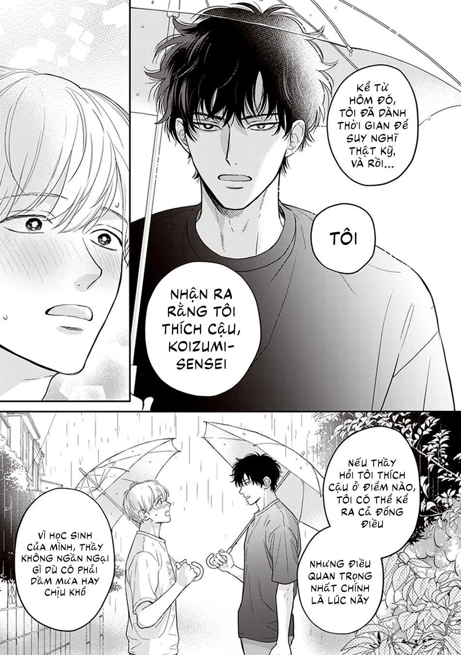 Koizumi-sensei không muốn bị phát hiện Chapter 4 Trang 27