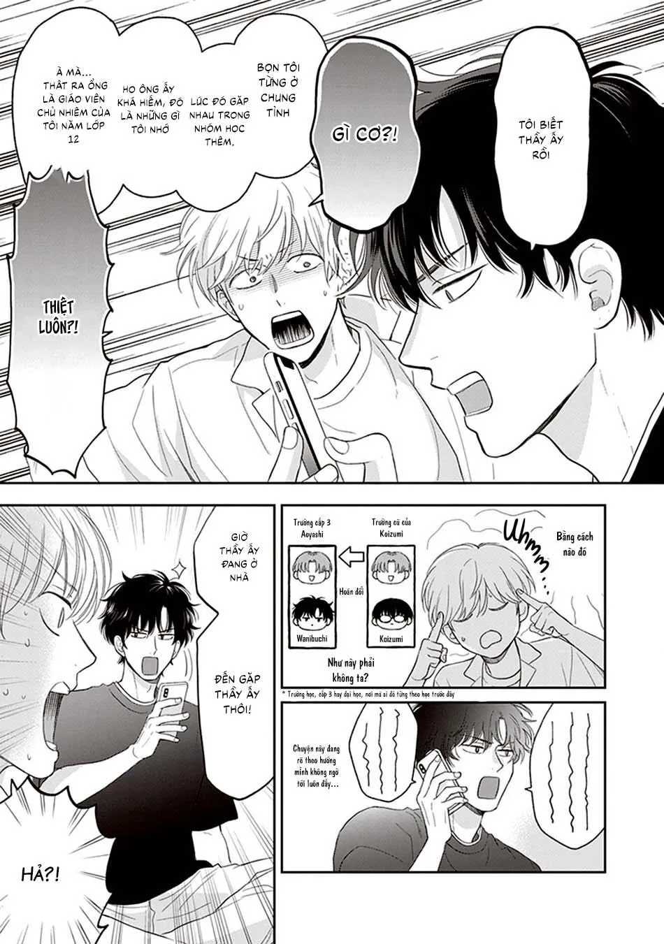 Koizumi-sensei không muốn bị phát hiện Chapter 5 Trang 17