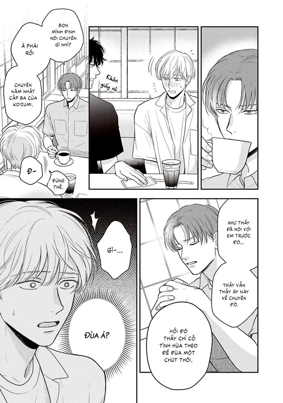 Koizumi-sensei không muốn bị phát hiện Chapter 6 Trang 3