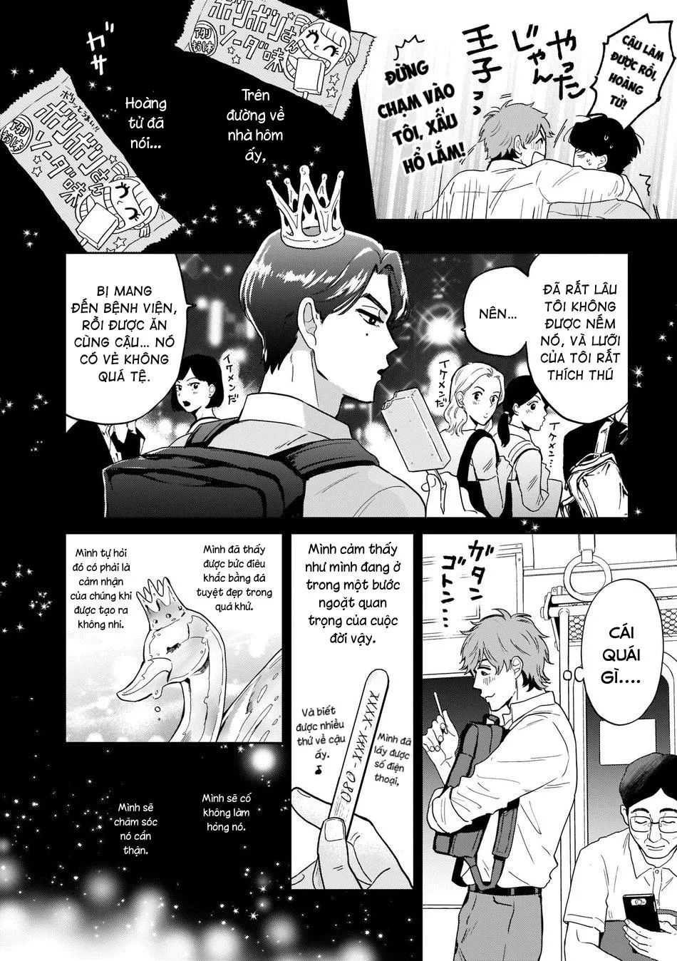 Kouri no Ouji wa Ami No Ue Chapter 1 Trang 16