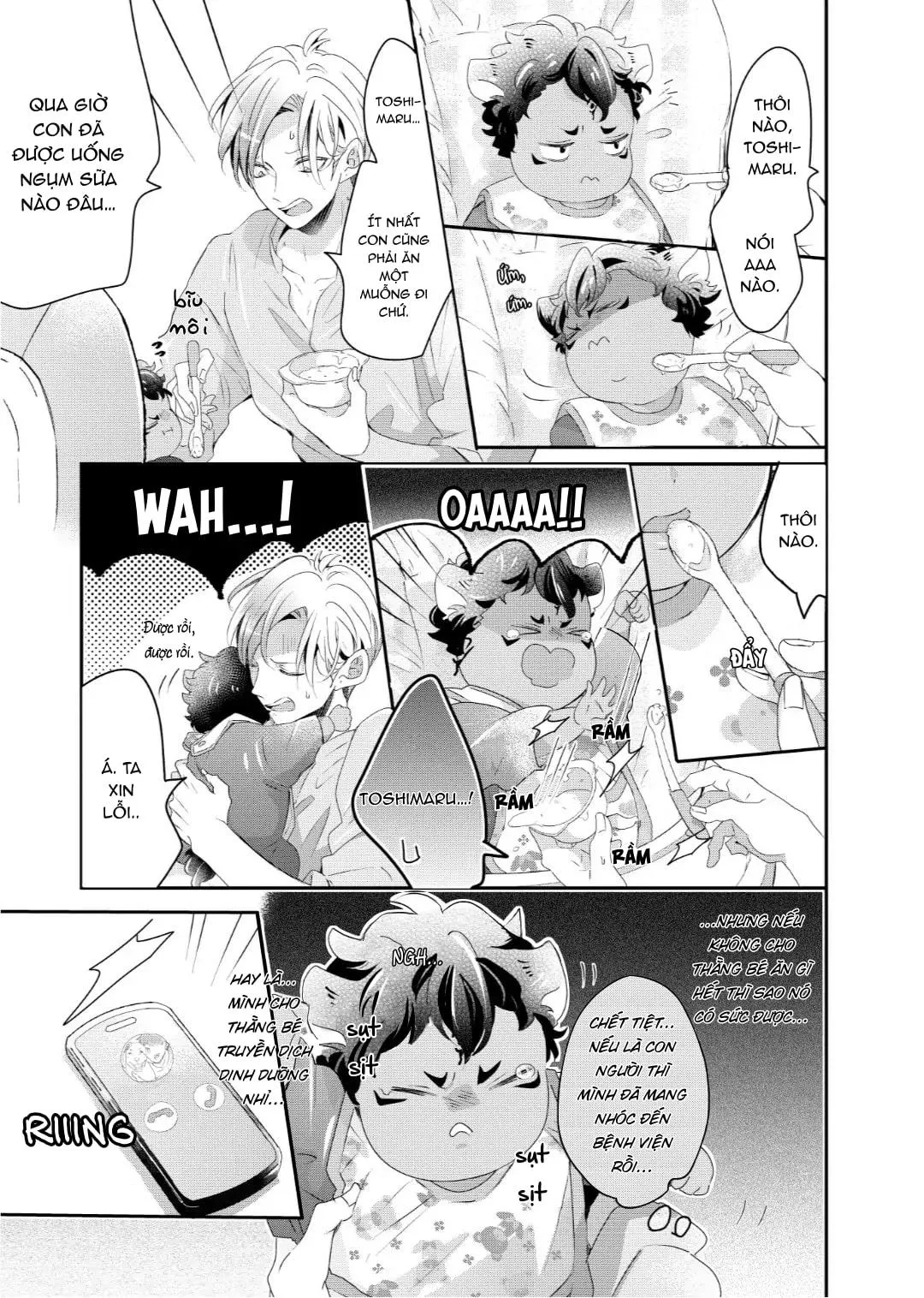 Mang Thai Với Dã Thú Chapter 54 Trang 8