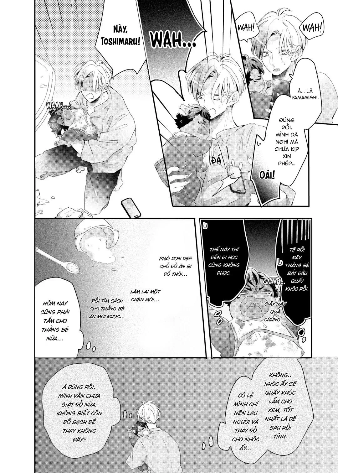 Mang Thai Với Dã Thú Chapter 54 Trang 9