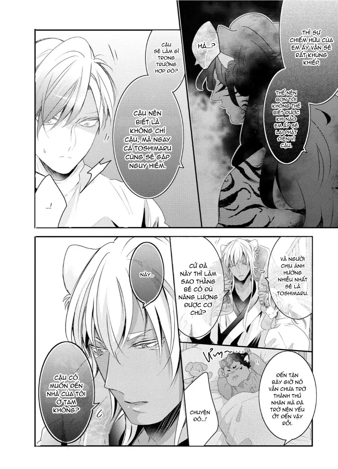 Mang Thai Với Dã Thú Chapter 55 Trang 8