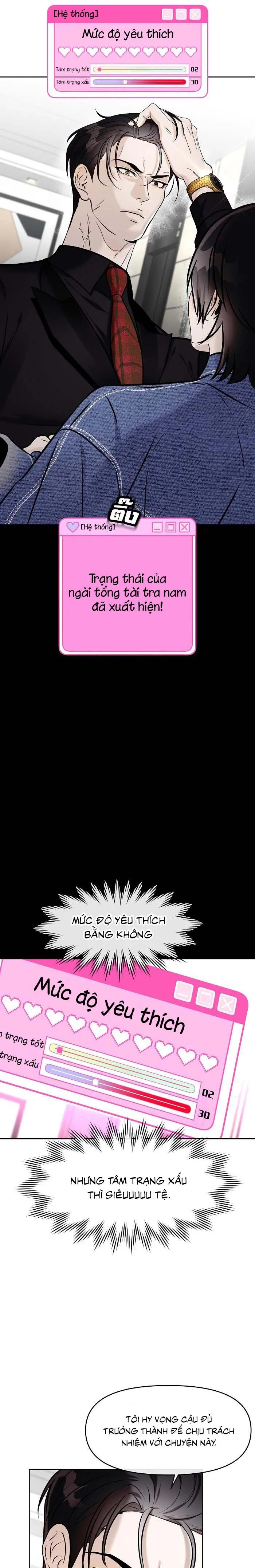 Làm sao đây? Tôi gặp phải quest công lược tổng tài tra nam rồi Chapter 3 Trang 23