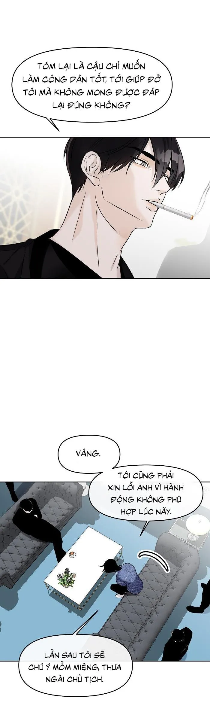 Làm sao đây? Tôi gặp phải quest công lược tổng tài tra nam rồi Chapter 4 Trang 14