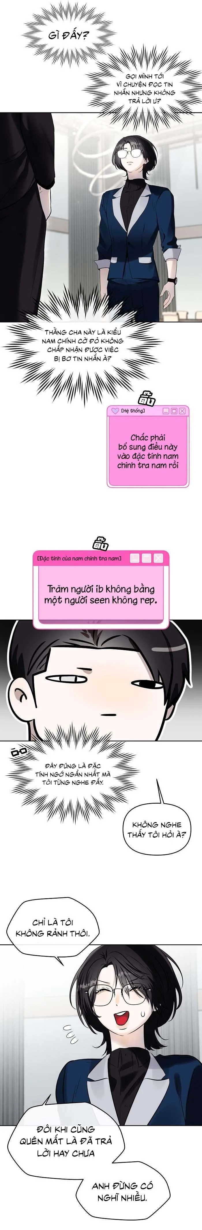 Làm sao đây? Tôi gặp phải quest công lược tổng tài tra nam rồi Chapter 16 Trang 20