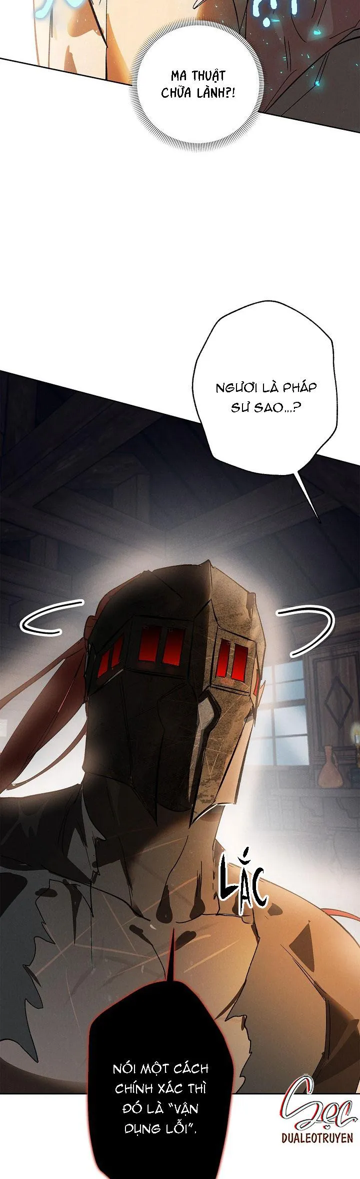 LỜI NGUYỀN MÀU ĐỎ CỦA HIỆP SĨ Chapter 2 Trang 38