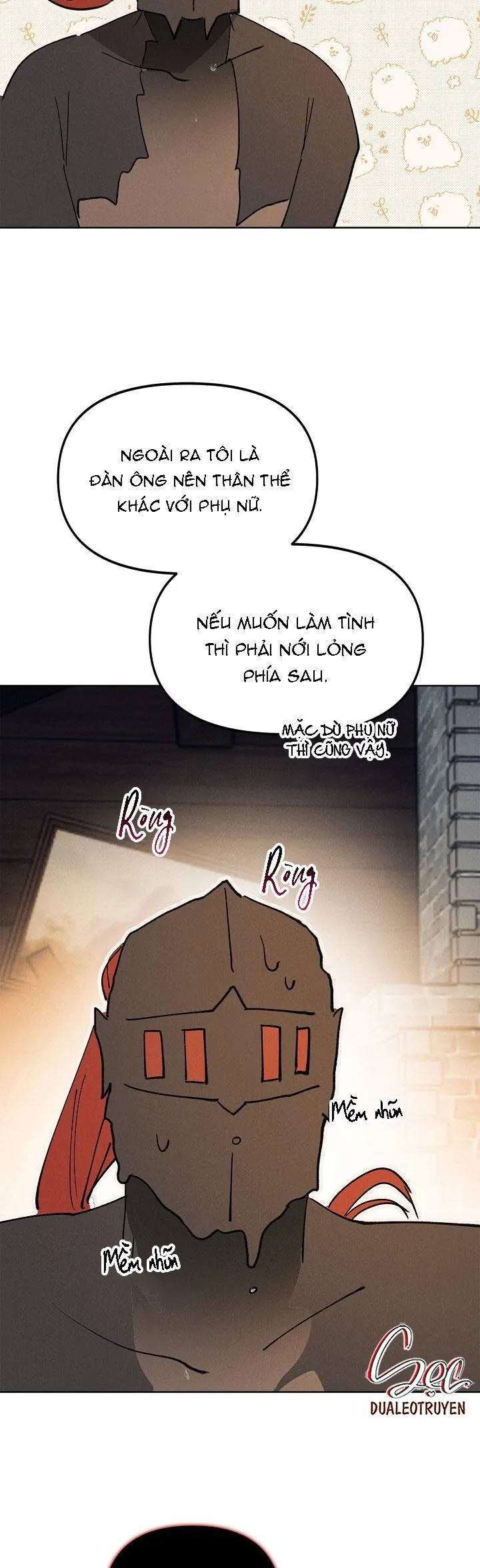 LỜI NGUYỀN MÀU ĐỎ CỦA HIỆP SĨ Chapter 2 Trang 43