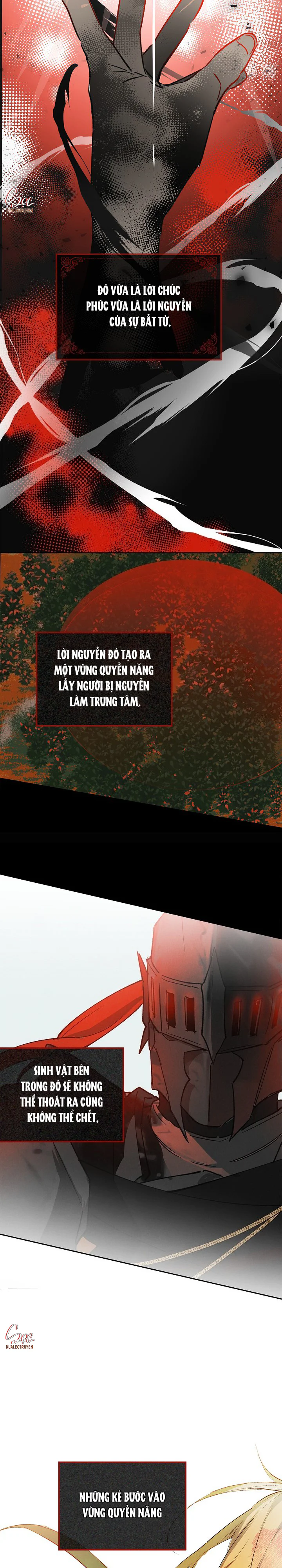 LỜI NGUYỀN MÀU ĐỎ CỦA HIỆP SĨ Chapter 6 Trang 6