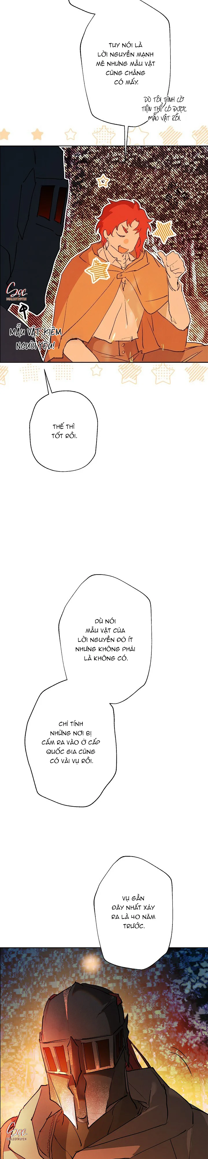 LỜI NGUYỀN MÀU ĐỎ CỦA HIỆP SĨ Chapter 6 Trang 11