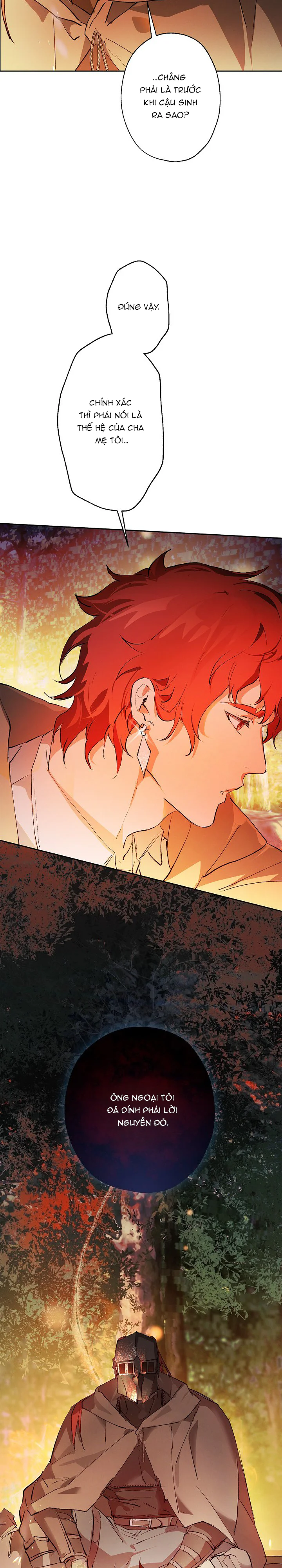 LỜI NGUYỀN MÀU ĐỎ CỦA HIỆP SĨ Chapter 6 Trang 12