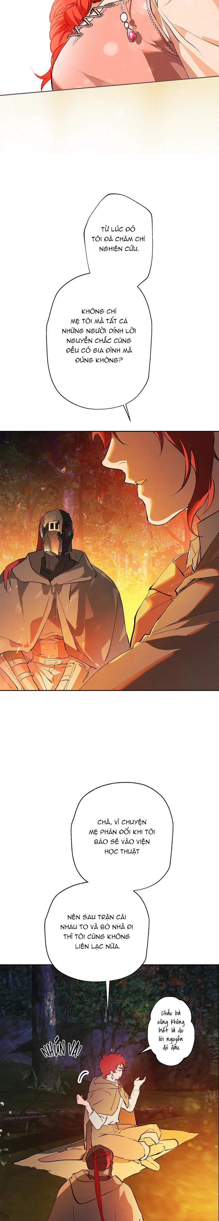 LỜI NGUYỀN MÀU ĐỎ CỦA HIỆP SĨ Chapter 6 Trang 17