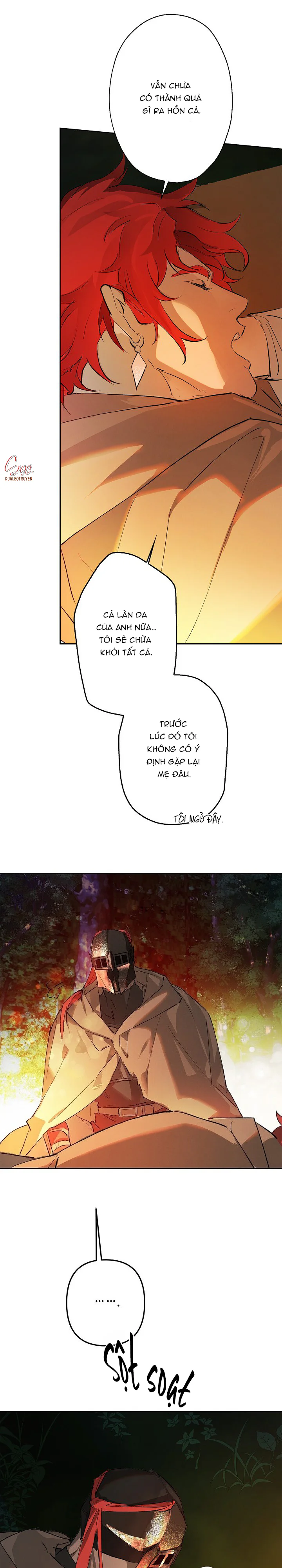 LỜI NGUYỀN MÀU ĐỎ CỦA HIỆP SĨ Chapter 6 Trang 21