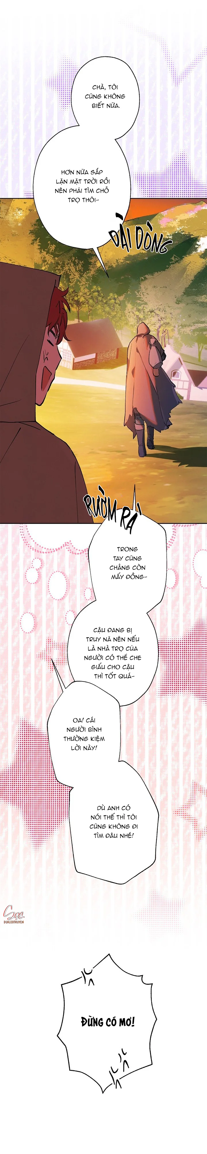 LỜI NGUYỀN MÀU ĐỎ CỦA HIỆP SĨ Chapter 6 Trang 24