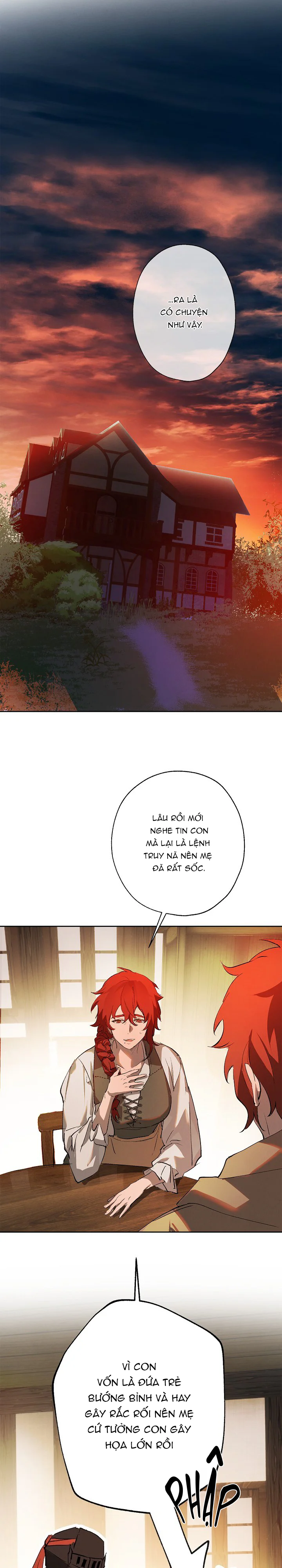 LỜI NGUYỀN MÀU ĐỎ CỦA HIỆP SĨ Chapter 6 Trang 27