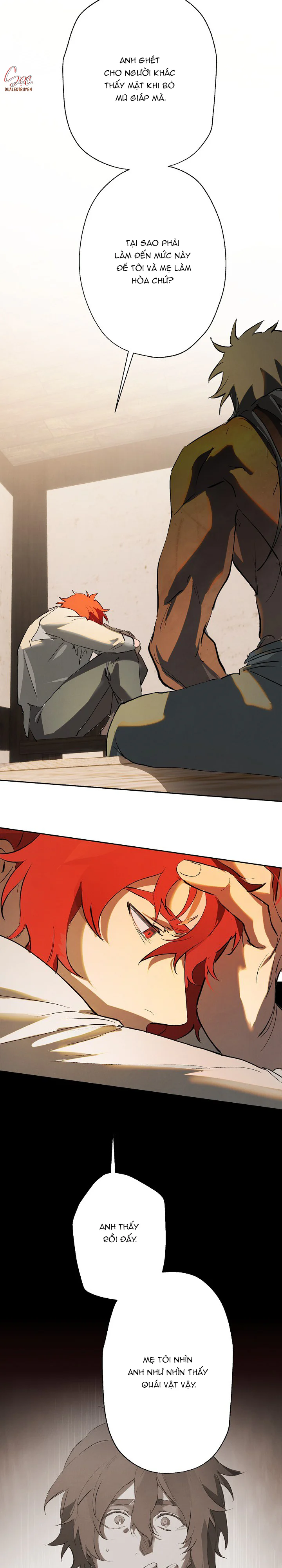 LỜI NGUYỀN MÀU ĐỎ CỦA HIỆP SĨ Chapter 6 Trang 38