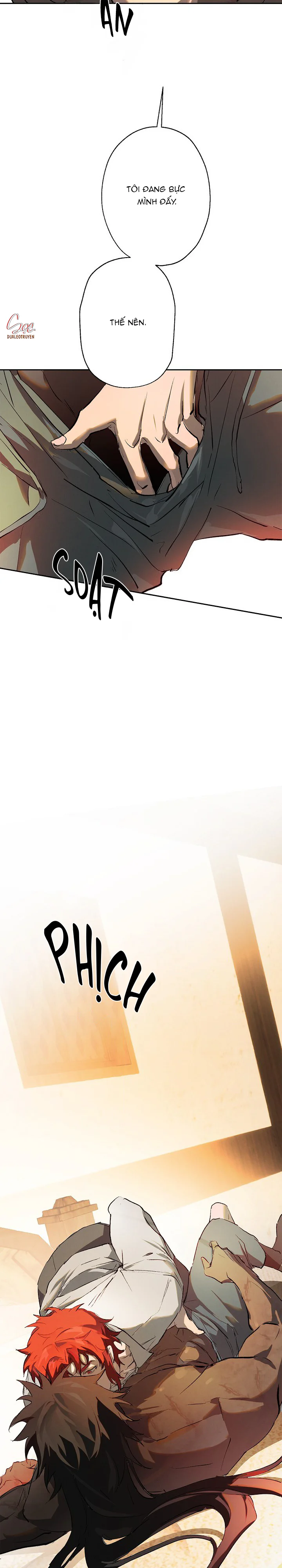 LỜI NGUYỀN MÀU ĐỎ CỦA HIỆP SĨ Chapter 6 Trang 43