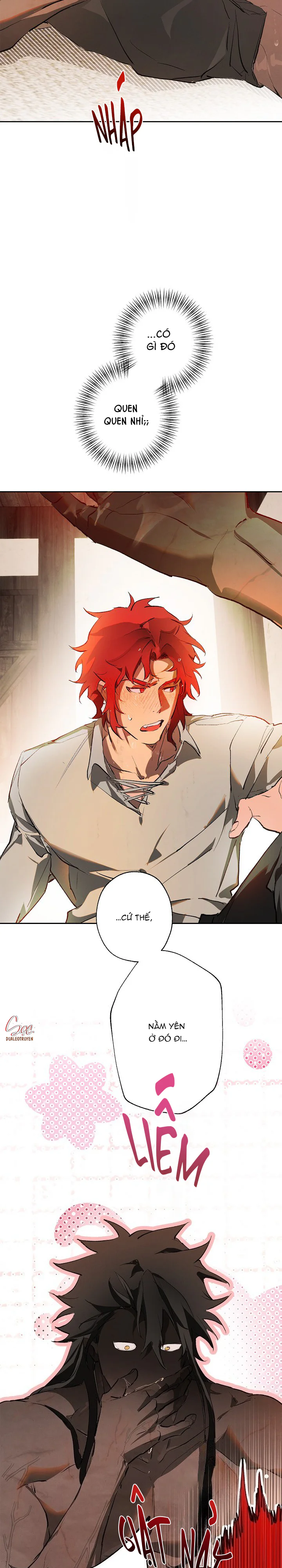 LỜI NGUYỀN MÀU ĐỎ CỦA HIỆP SĨ Chapter 7 Trang 9