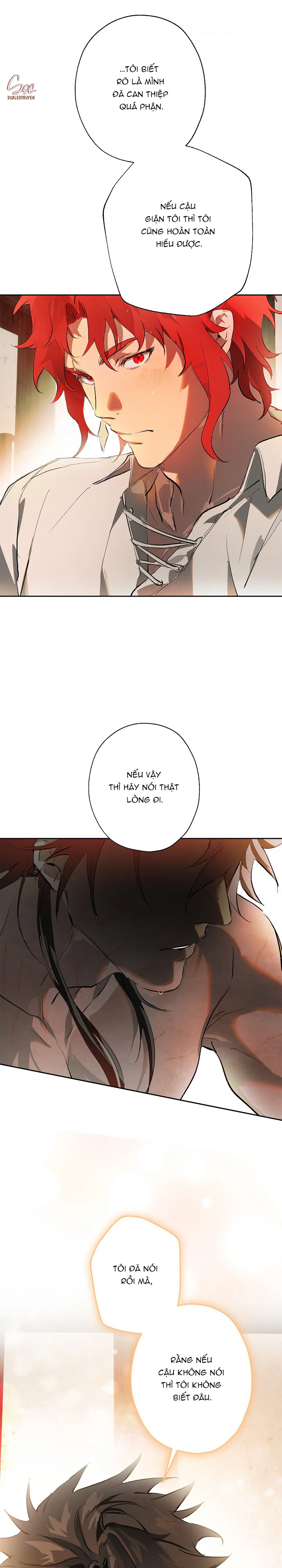 LỜI NGUYỀN MÀU ĐỎ CỦA HIỆP SĨ Chapter 7 Trang 12