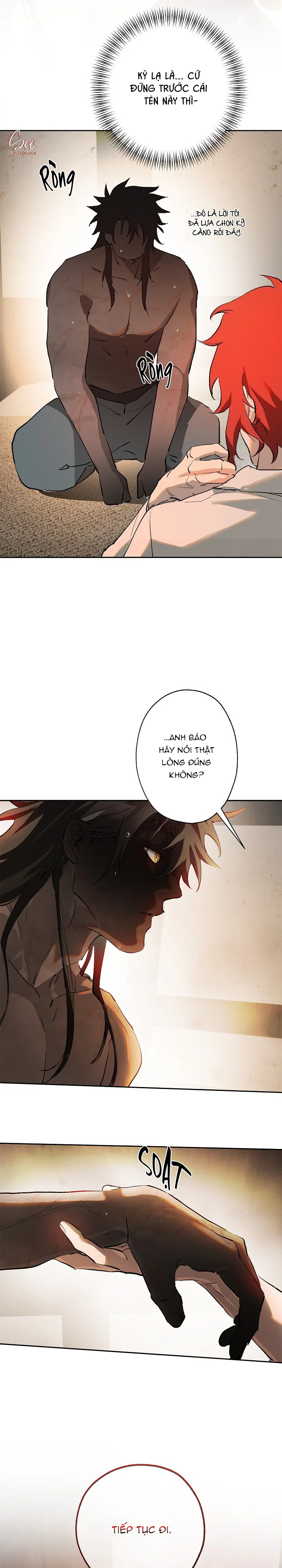 LỜI NGUYỀN MÀU ĐỎ CỦA HIỆP SĨ Chapter 7 Trang 17