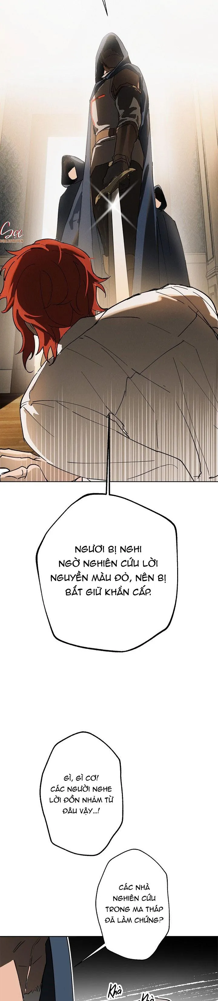 LỜI NGUYỀN MÀU ĐỎ CỦA HIỆP SĨ Chapter 1 Trang 7