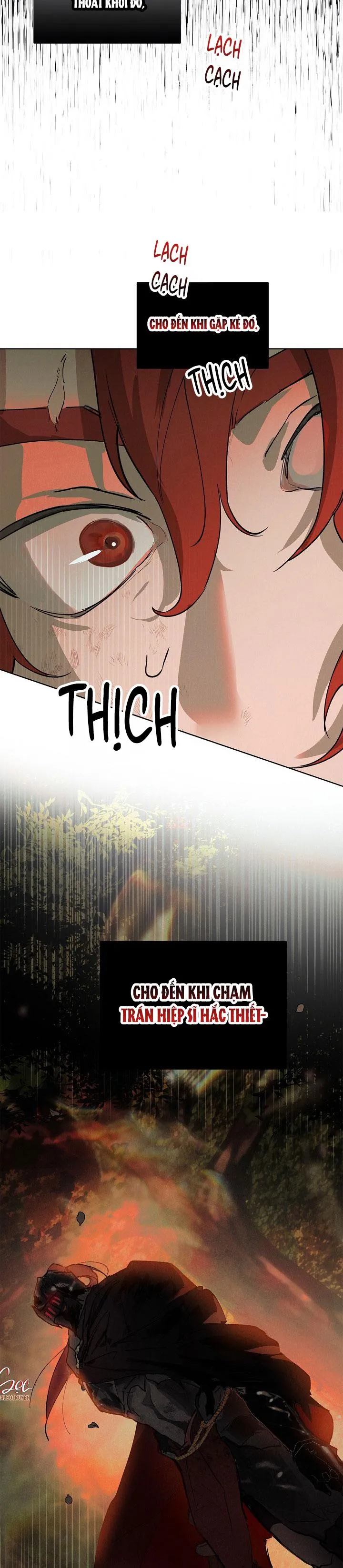 LỜI NGUYỀN MÀU ĐỎ CỦA HIỆP SĨ Chapter 1 Trang 14
