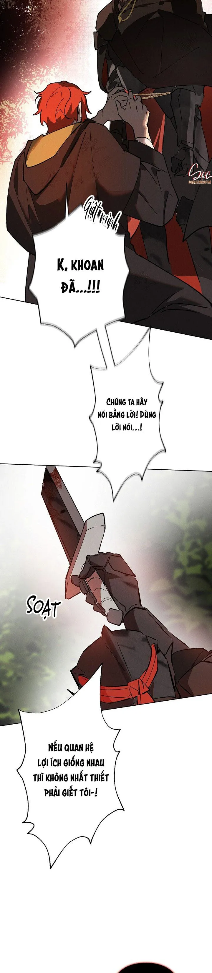 LỜI NGUYỀN MÀU ĐỎ CỦA HIỆP SĨ Chapter 1 Trang 21