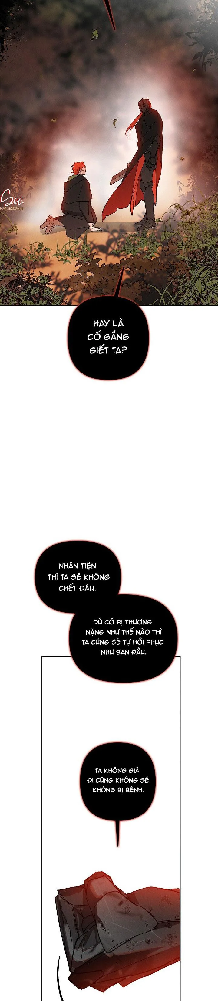 LỜI NGUYỀN MÀU ĐỎ CỦA HIỆP SĨ Chapter 1 Trang 25