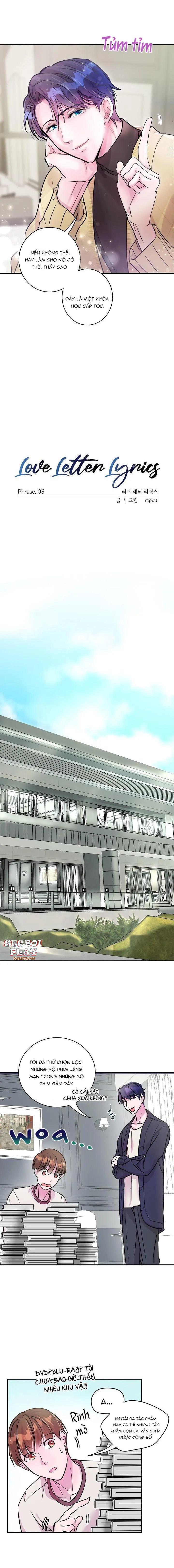 LOVE LETTER LYRICS Chapter 5 Trang 4
