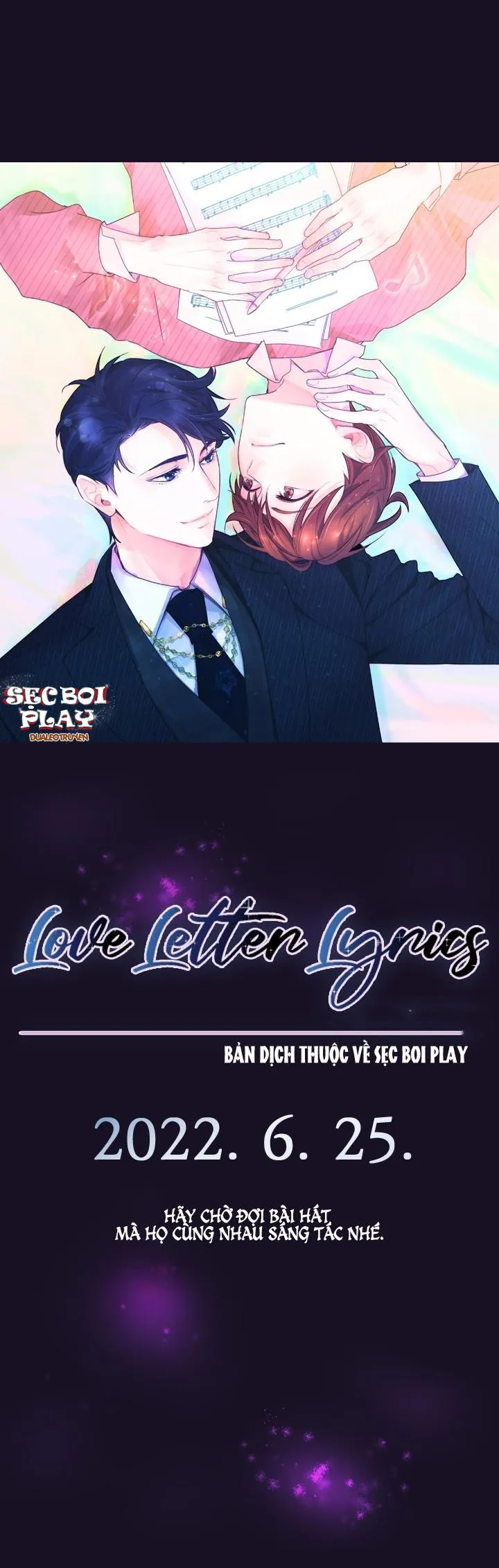 LOVE LETTER LYRICS Chapter 0 Trang 10