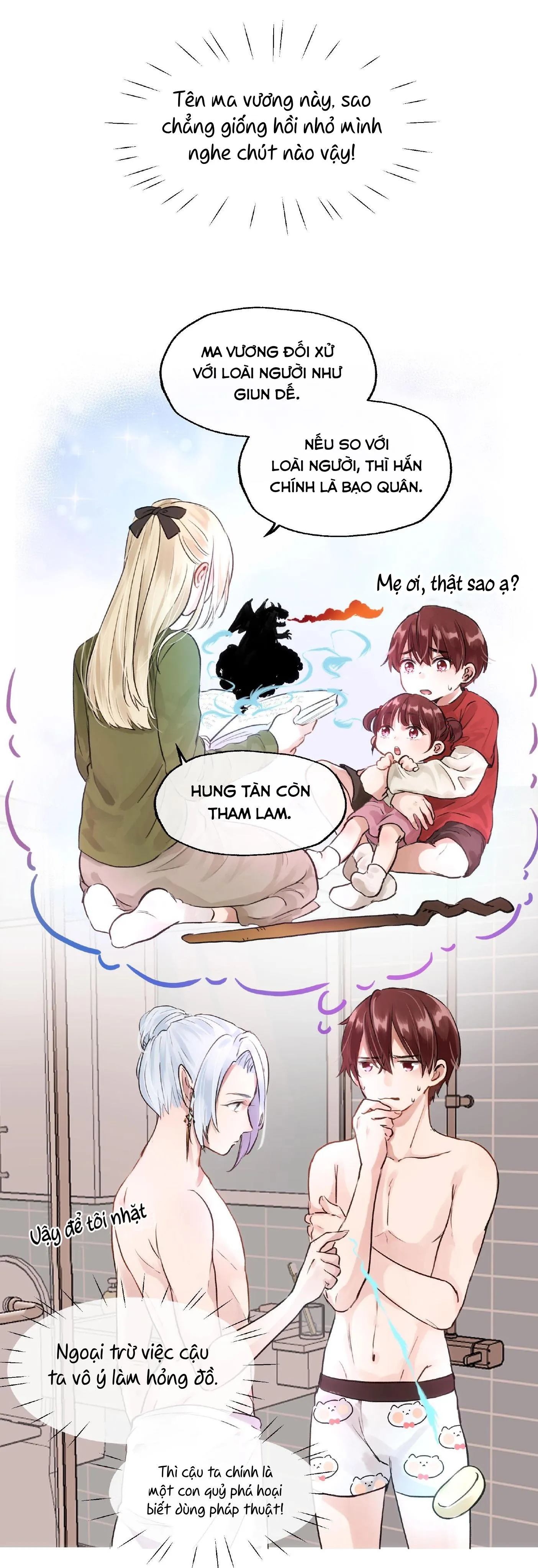 Ma vương muốn làm bạn với tôi Chapter 7 Trang 8