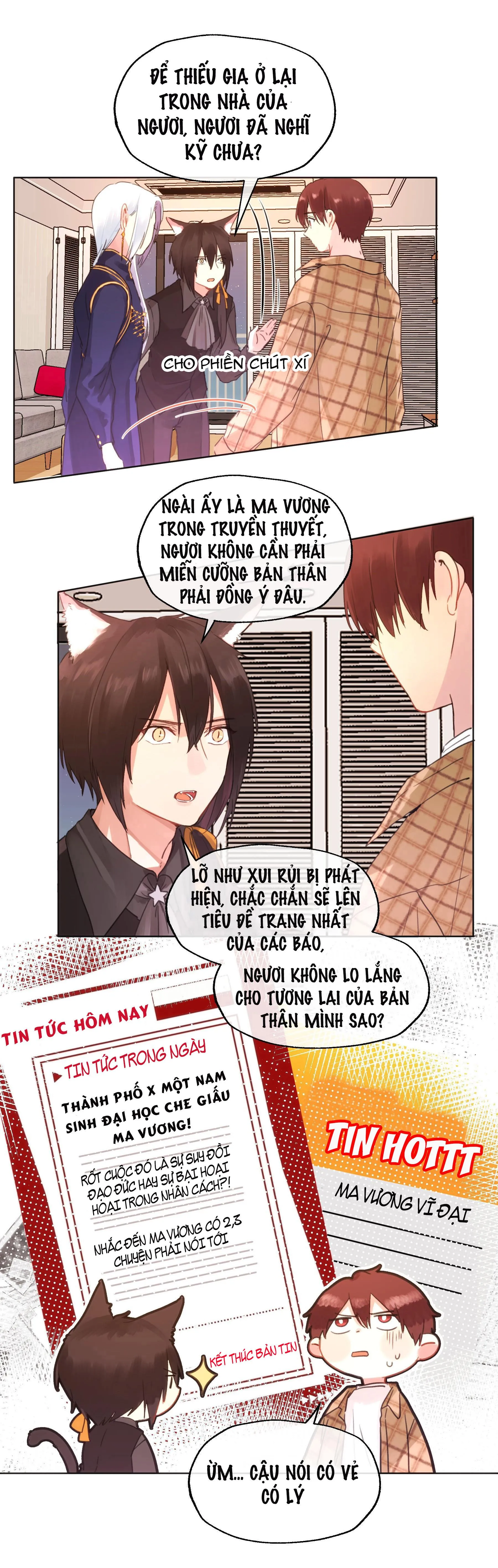 Ma vương muốn làm bạn với tôi Chapter 19 Trang 5