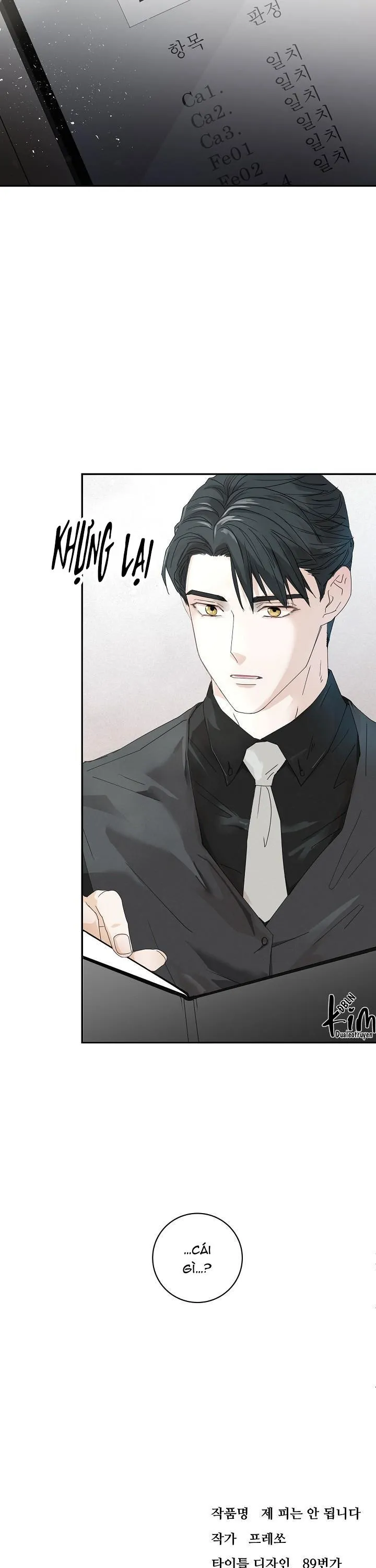 MÁU CỦA TÔI KHÔNG ĐƯỢC ĐÂU Chapter 1 Trang 25