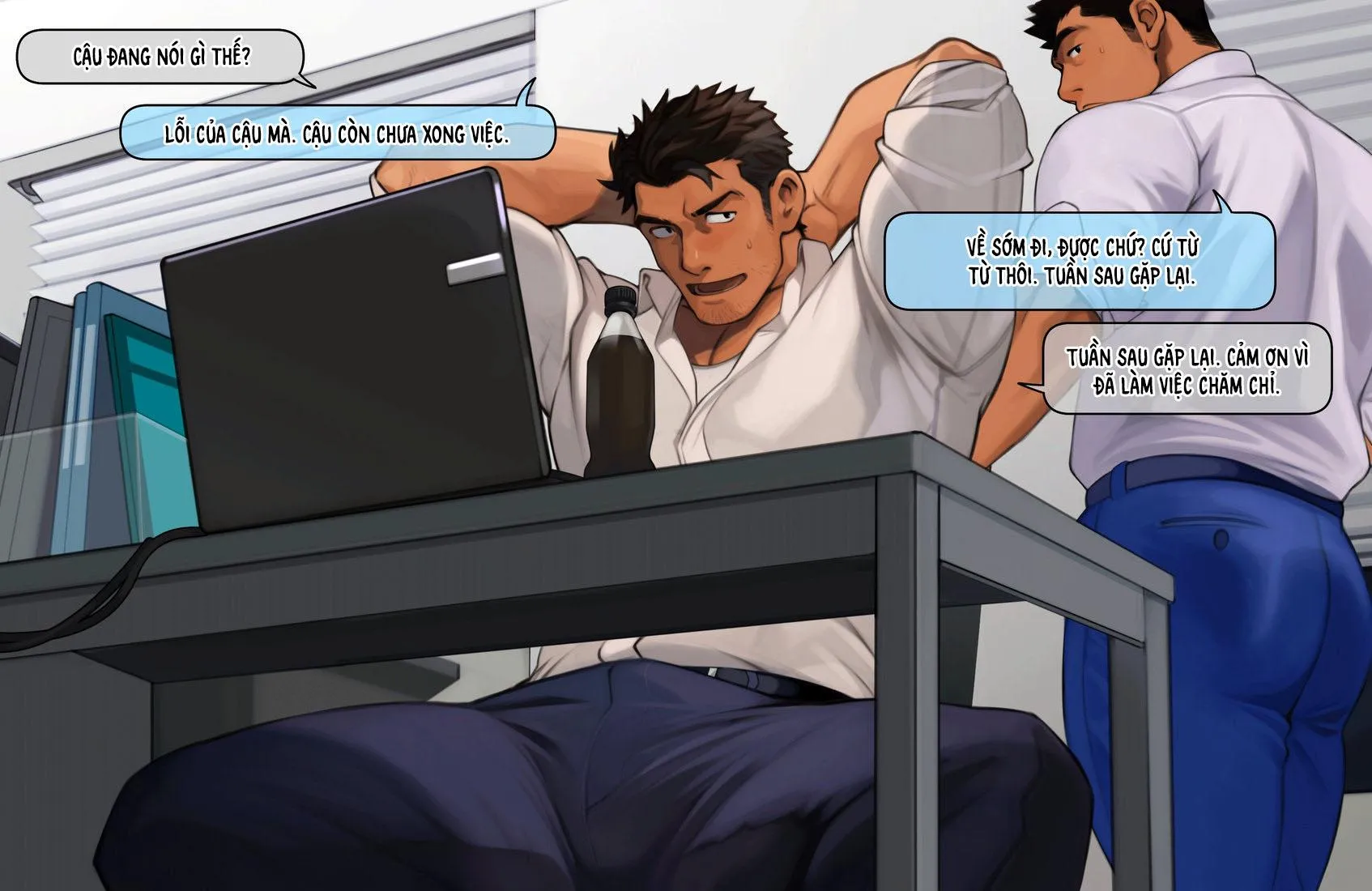 Màu Mè Hoa Lá Hẹ | CG Art kèm Thoại Chapter 7 Trang 3