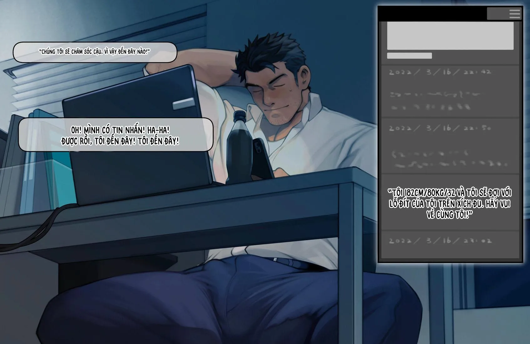 Màu Mè Hoa Lá Hẹ | CG Art kèm Thoại Chapter 7 Trang 6