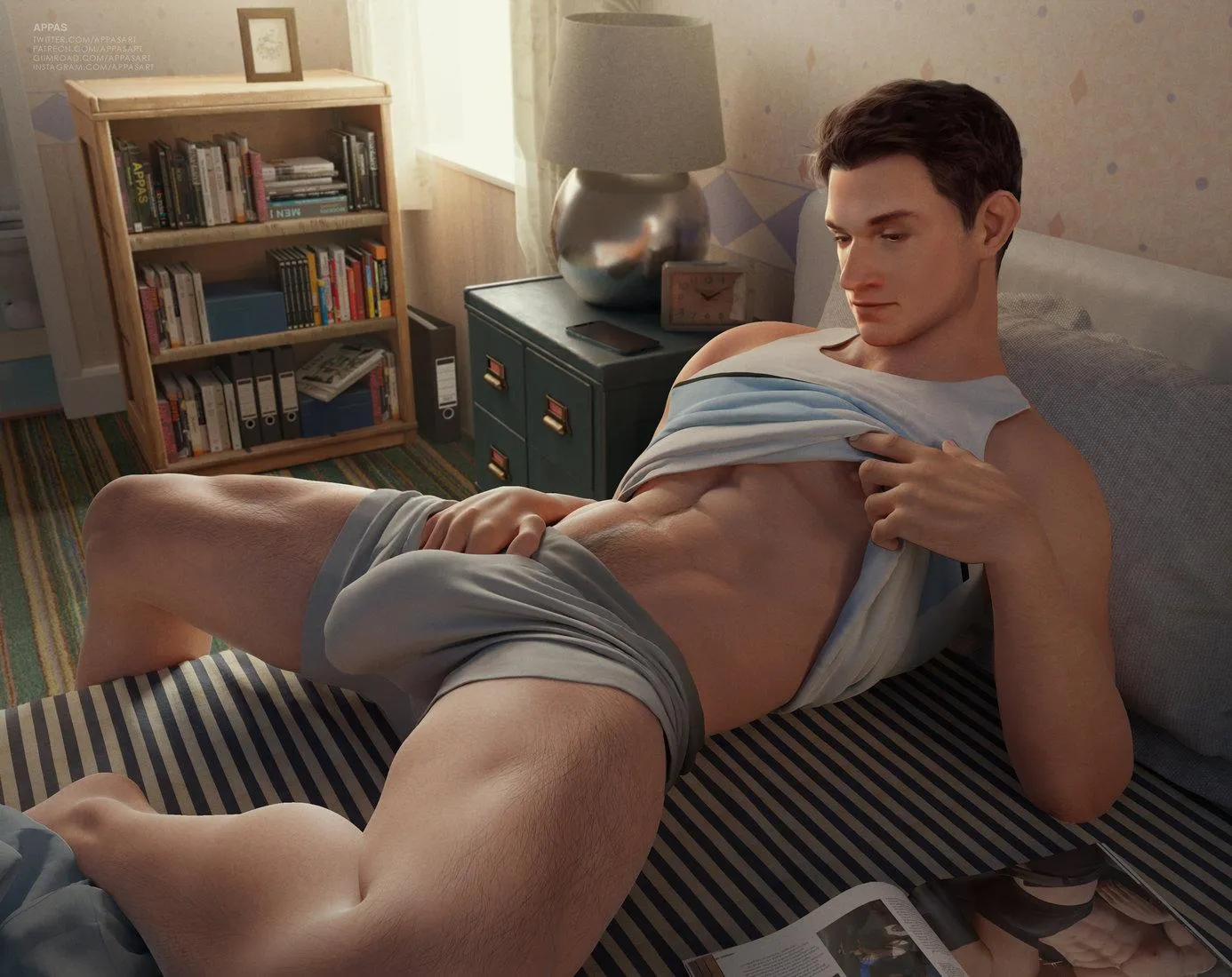 Màu Mè Hoa Lá Hẹ | CG Art kèm Thoại Chapter 8 Trang 11