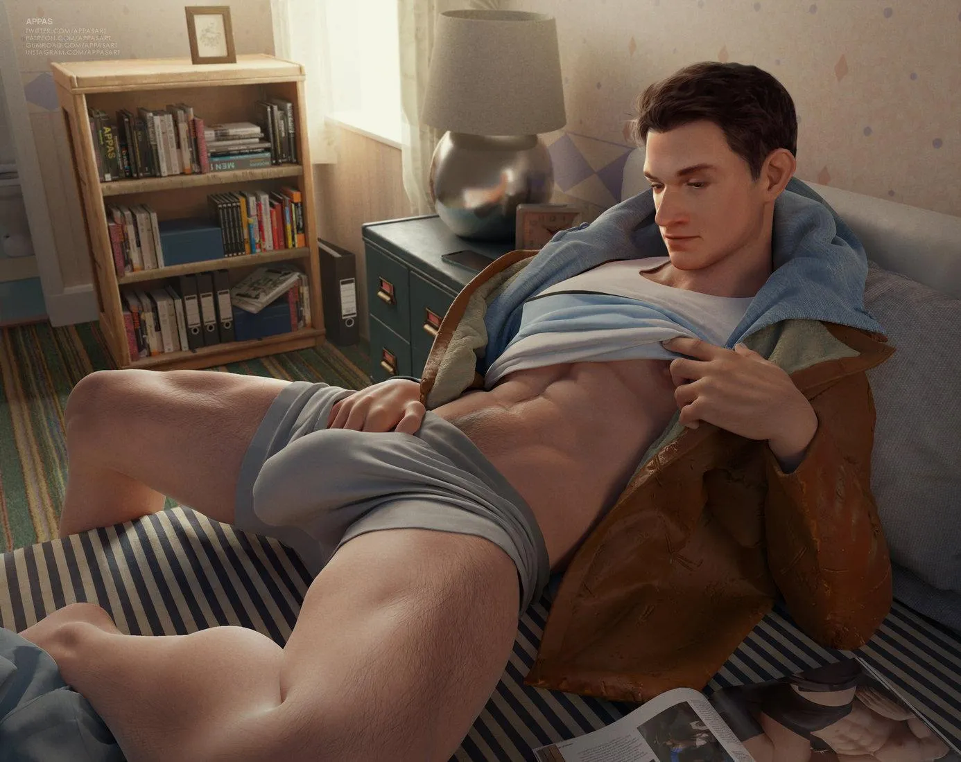 Màu Mè Hoa Lá Hẹ | CG Art kèm Thoại Chapter 8 Trang 27