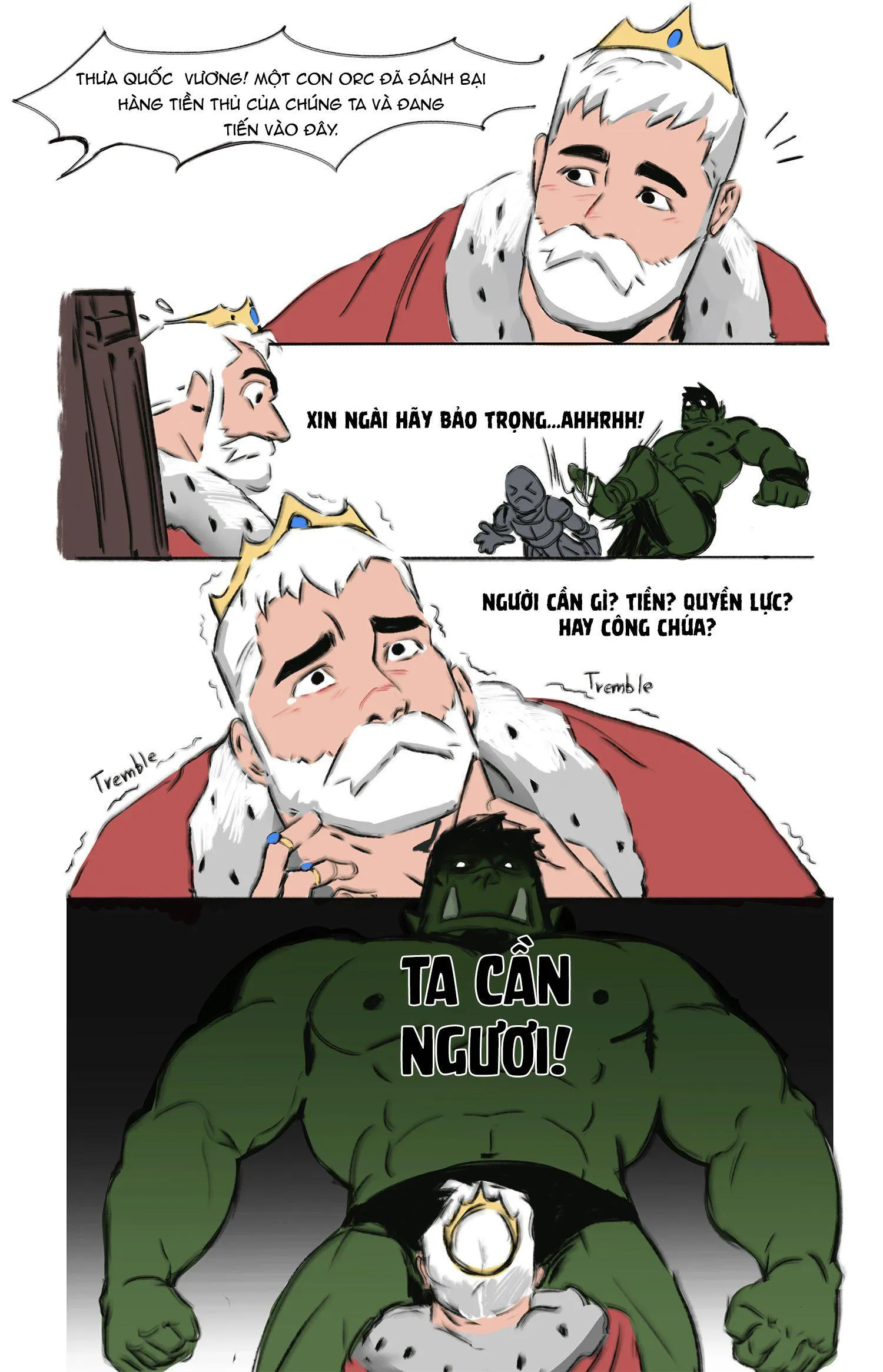 Màu Mè Hoa Lá Hẹ | CG Art kèm Thoại Chapter 58 Trang 23