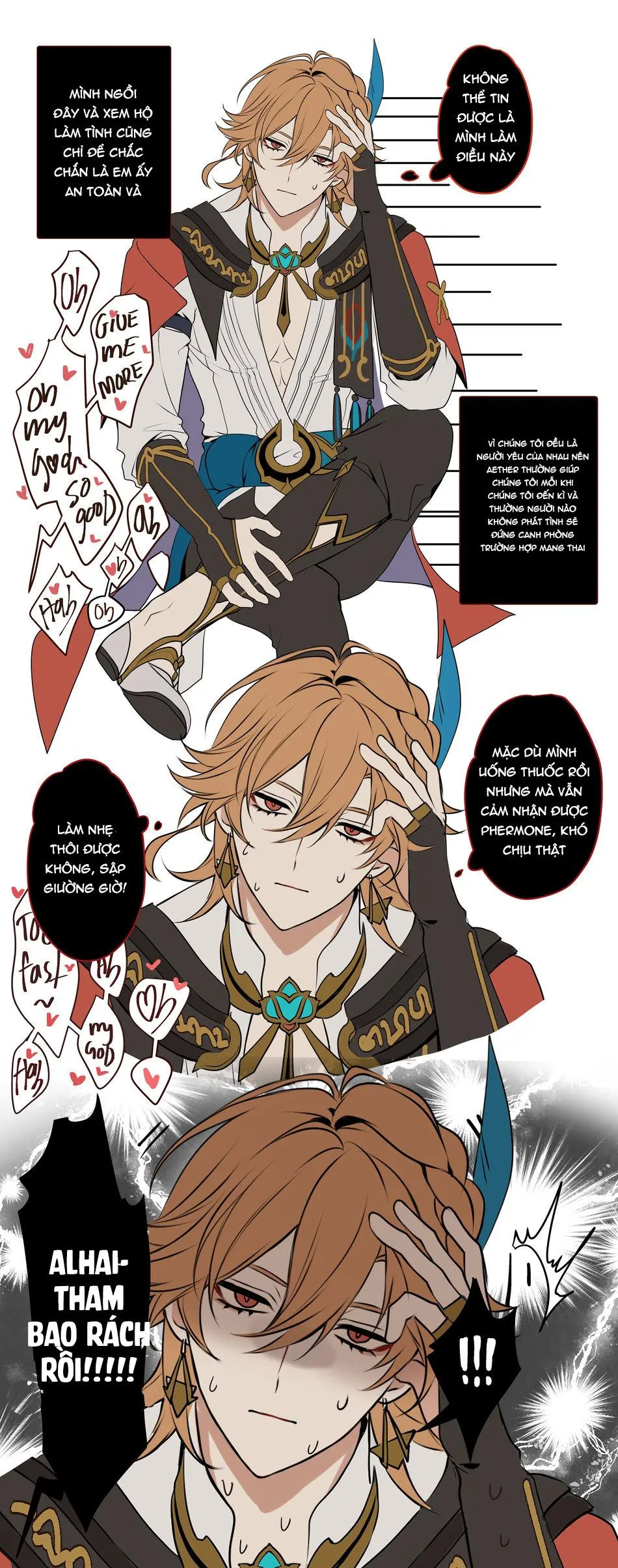 Màu Mè Hoa Lá Hẹ | CG Art kèm Thoại Chapter 63 Trang 6