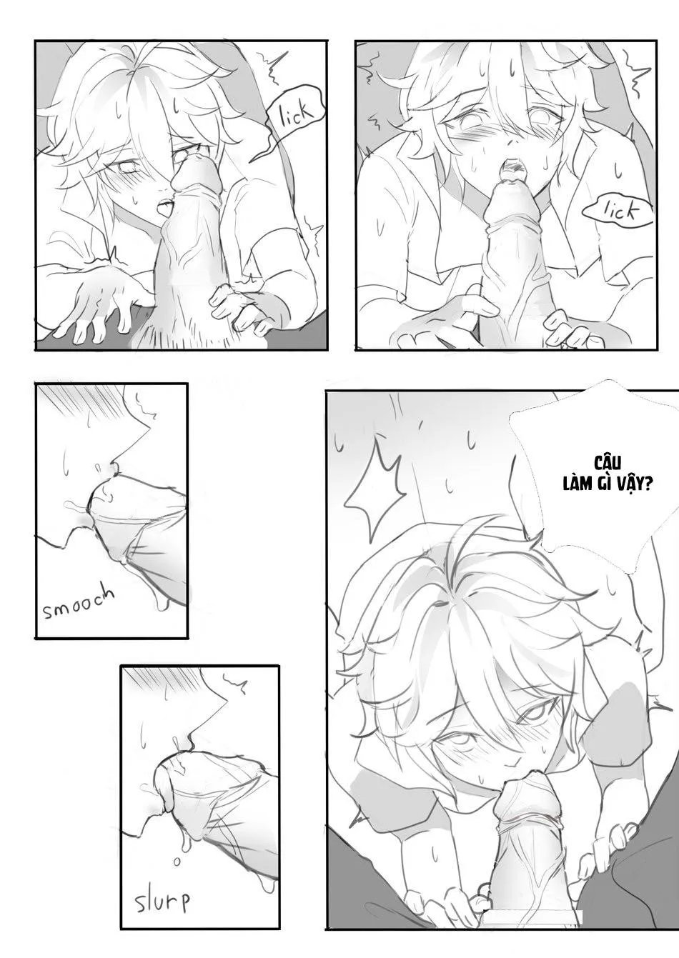 Màu Mè Hoa Lá Hẹ | CG Art kèm Thoại Chapter 66 Trang 12