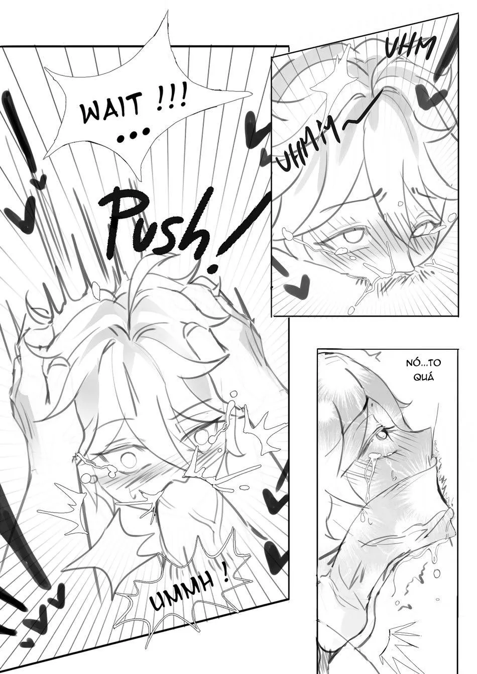 Màu Mè Hoa Lá Hẹ | CG Art kèm Thoại Chapter 66 Trang 14