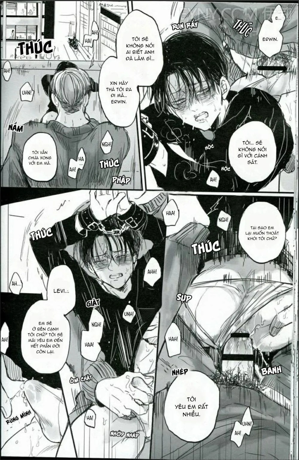 Melomelow/Hyura Misshitsu paraiso – Attack on Titan dj Chapter 1 Trang 37