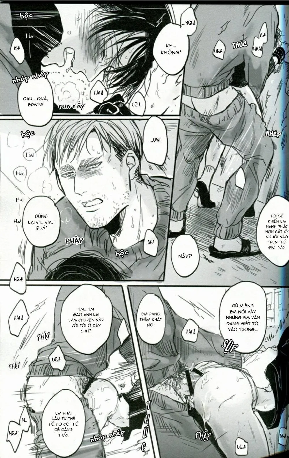 Melomelow/Hyura Misshitsu paraiso – Attack on Titan dj Chapter 1 Trang 38