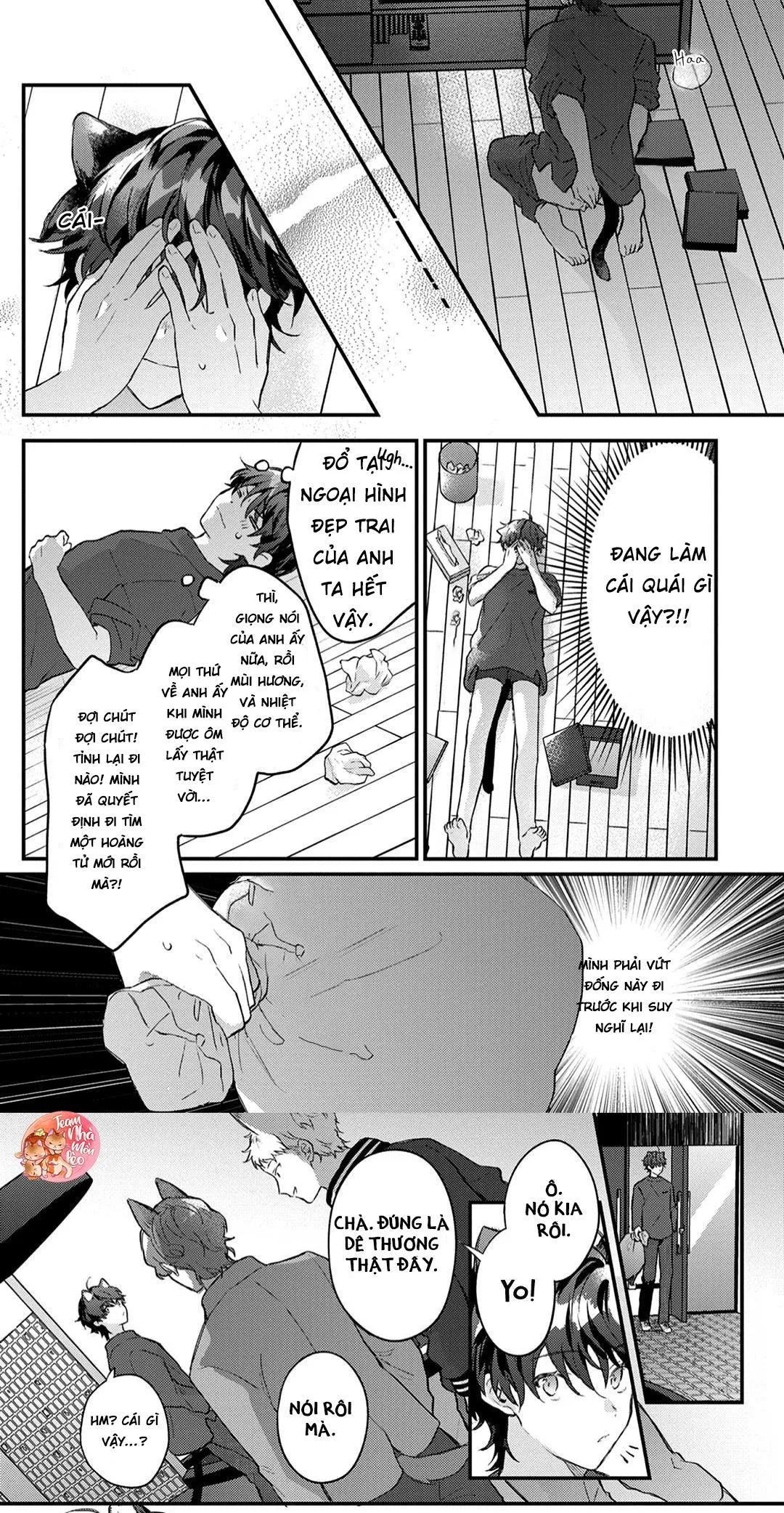 Mèo Đen Và Chàng Sói Chapter 2 Trang 10