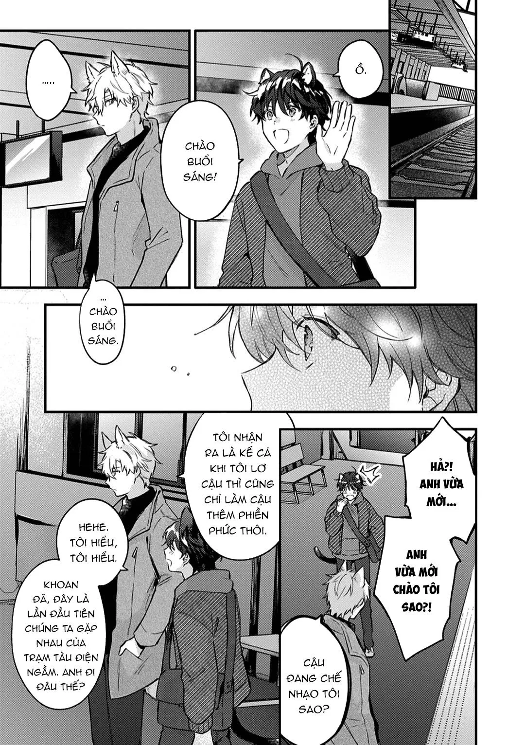 Mèo Đen Và Chàng Sói Chapter 3 Trang 13