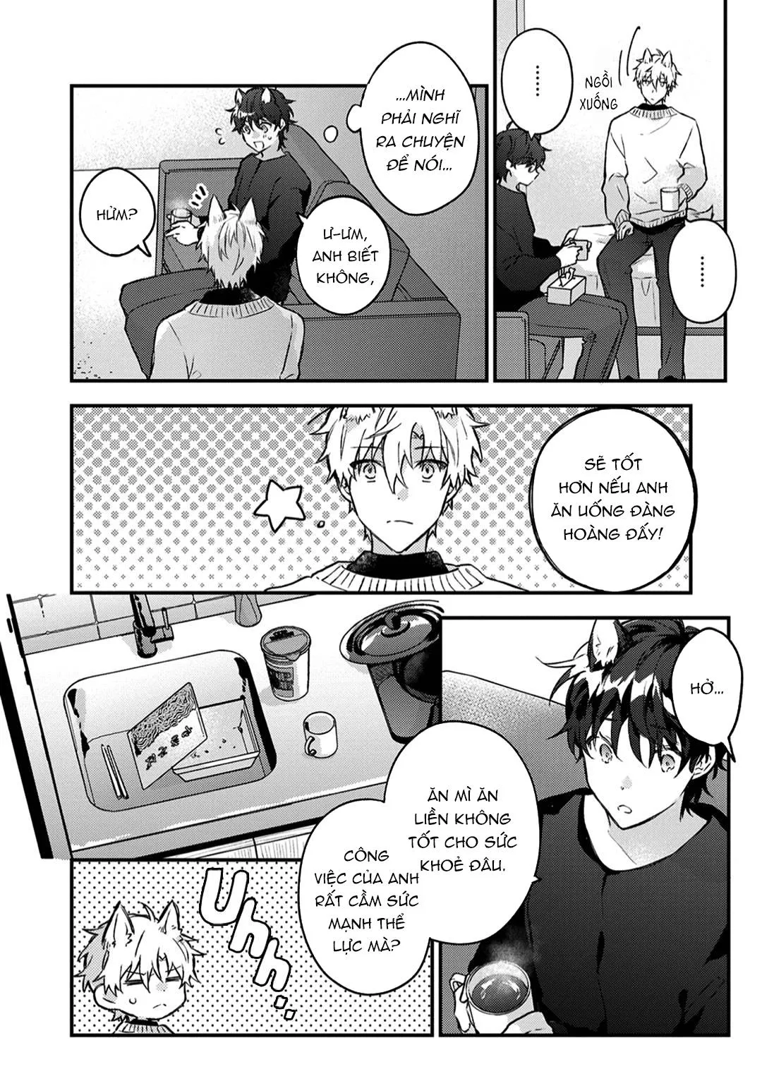 Mèo Đen Và Chàng Sói Chapter 3 Trang 19