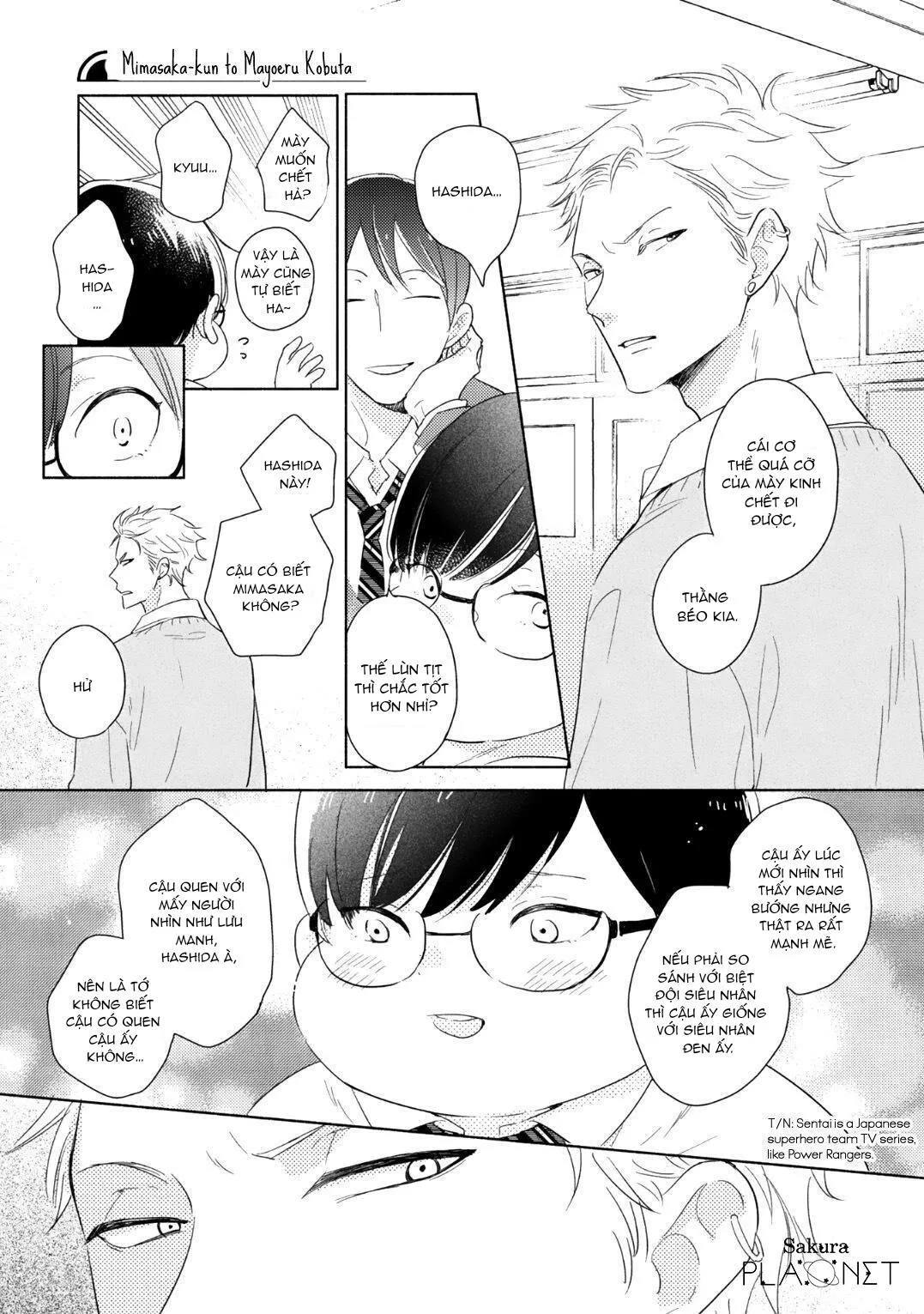 Mimasaka-kun to Mayoeru Kobuta Chapter 1 Trang 12