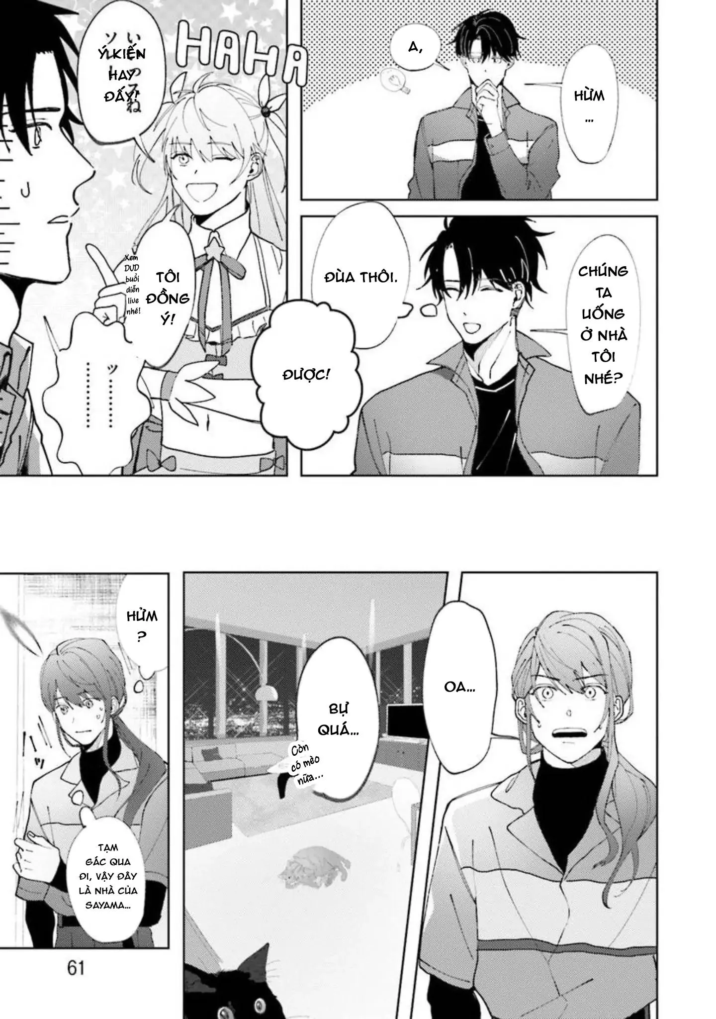 Nếu bị sếp phát hiện ra việc cosplay nữ thì tôi chết chắc Chapter 2 Trang 23