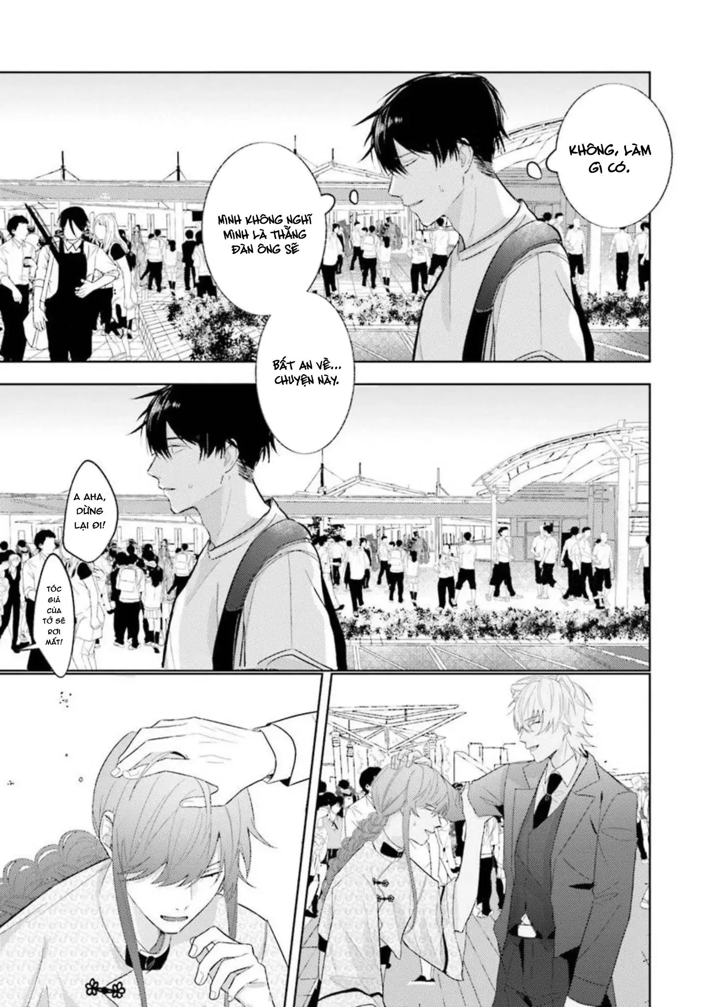 Nếu bị sếp phát hiện ra việc cosplay nữ thì tôi chết chắc Chapter 4 Trang 19